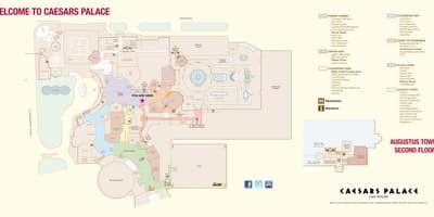 Caesars Las Vegas mapa