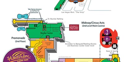 Mapa de Circ Circ Las Vegas