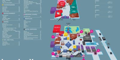 Mapa de Luxor de Las Vegas