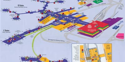 Mapa de McCarran aeroport