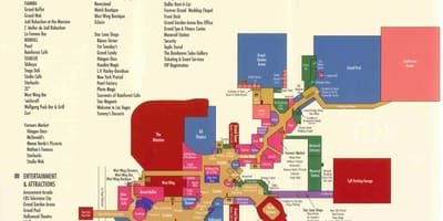 Mapa de MGM grand Les Vegas