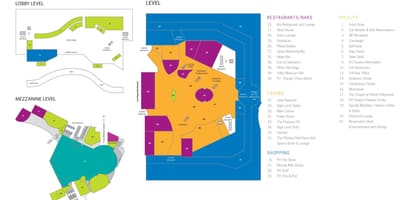 A Las Vegas strip mapa Planet Hollywood