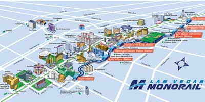 Mapa de SLS Las Vegas